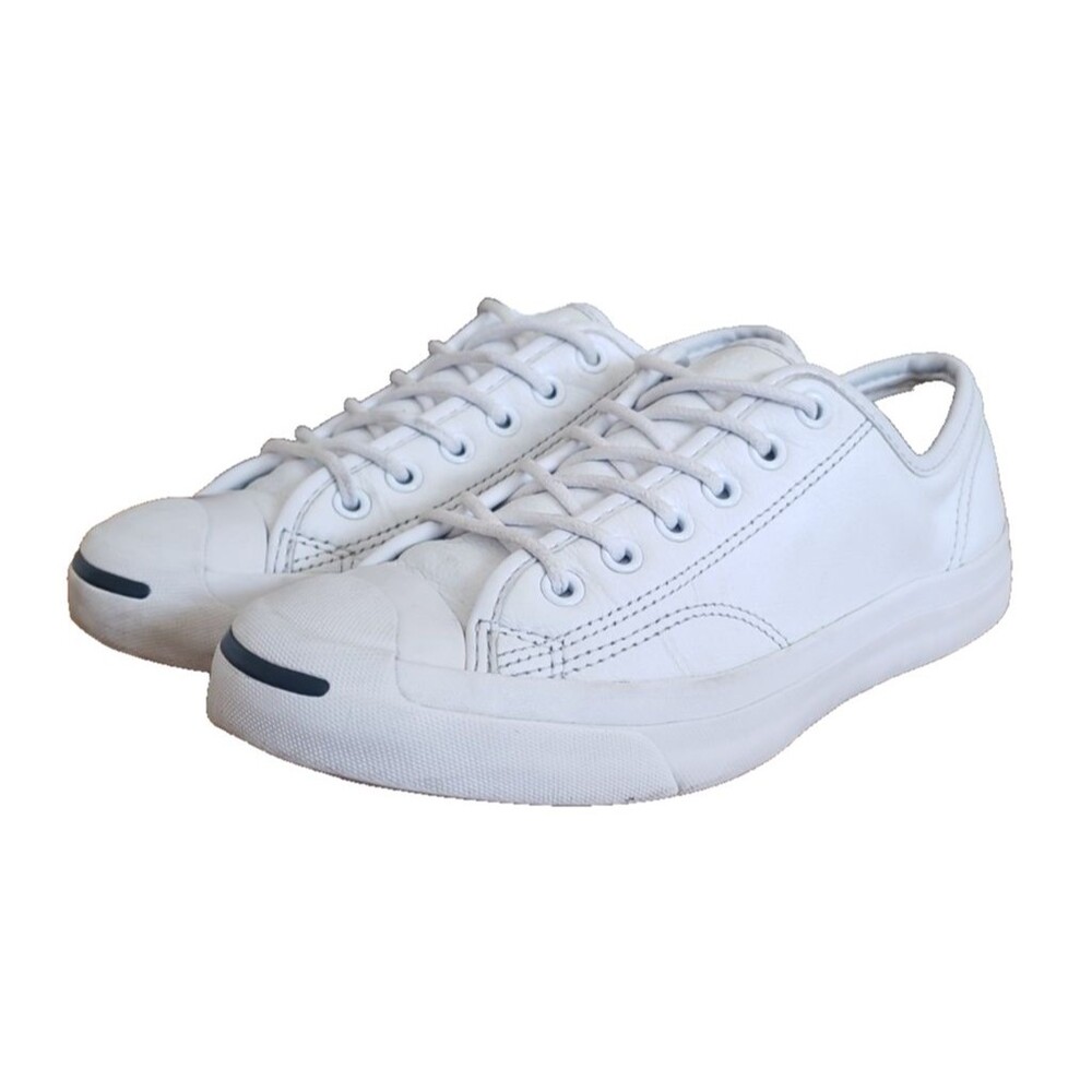 Converse Jack Purcell Jack OX Women's Size 7  White Athletic Shoes Sneakers